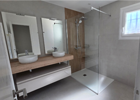 Douche à l'italienne